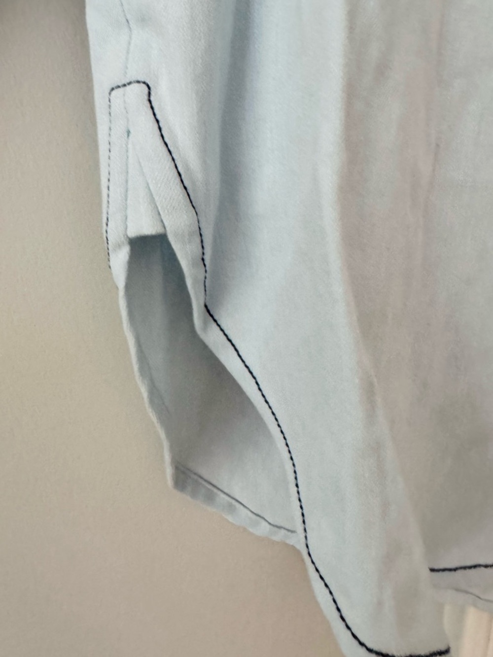 Anthropologie Pilcro Buttondown Denim  Patch Shirt - Picture 12 of 13